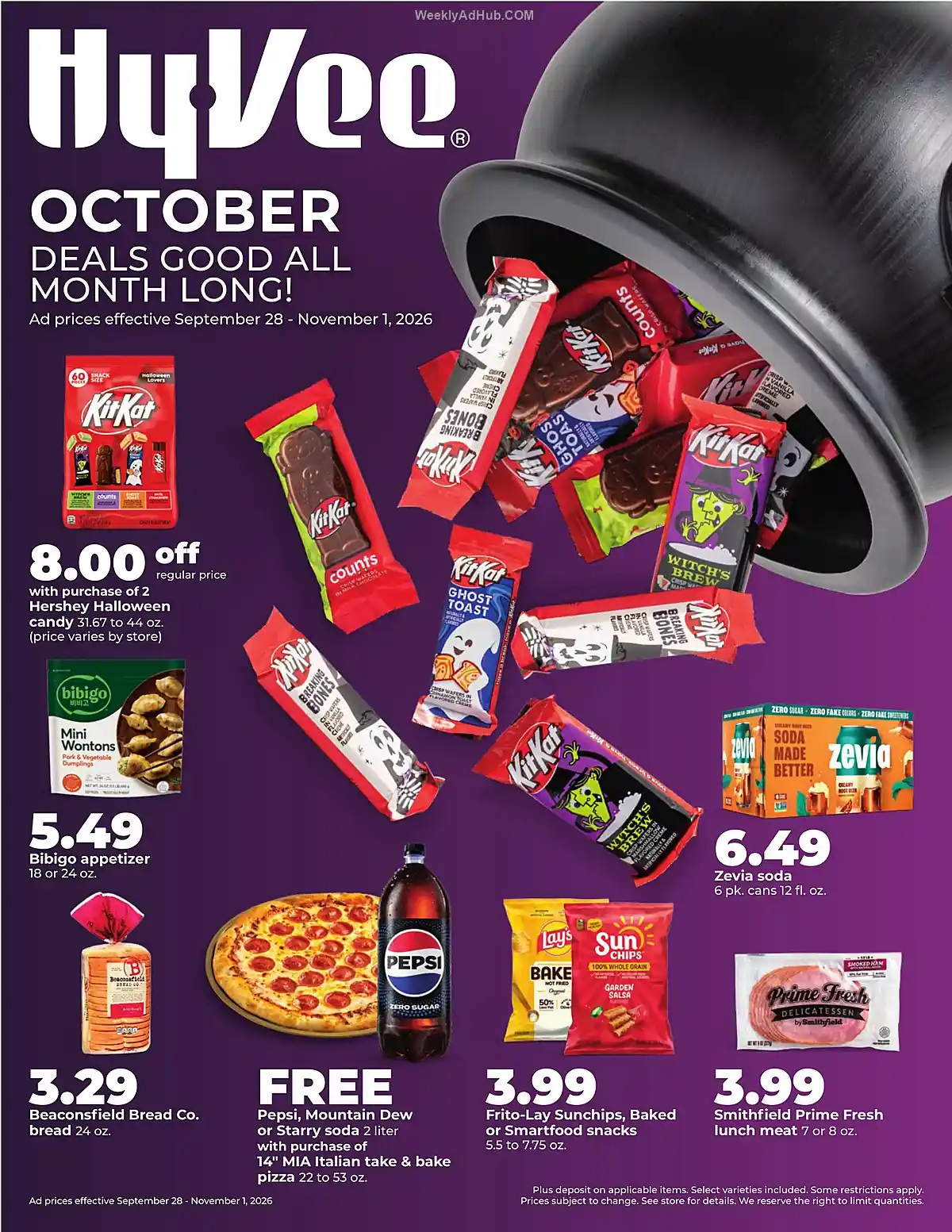 OCTOBER DEALS GOOD ALL MONTH LONG (9/28/26 - 11/1/26) - Page 1 OCTOBER DEALS GOOD ALL MONTH LONG (9/28/26 - 11/1/26) - Page 1