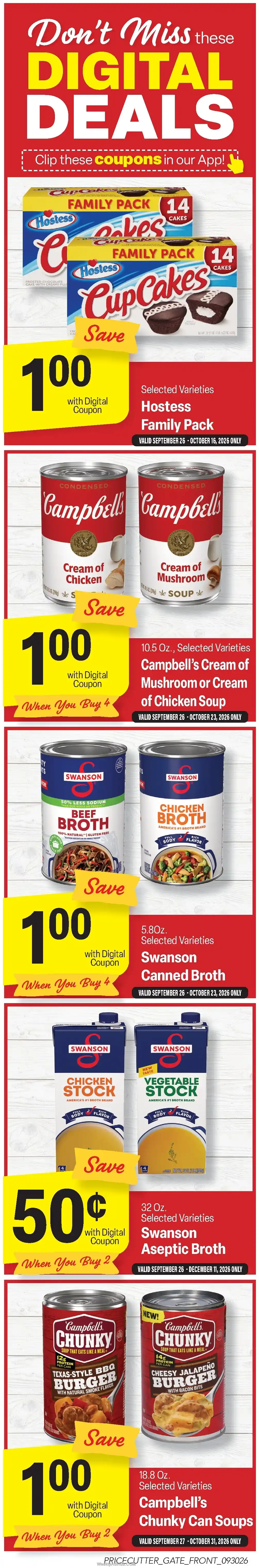 Price Cutter Ad This Week (9/30/26 - 10/13/26) - Page 1 Price Cutter Ad This Week (9/30/26 - 10/13/26) - Page 1