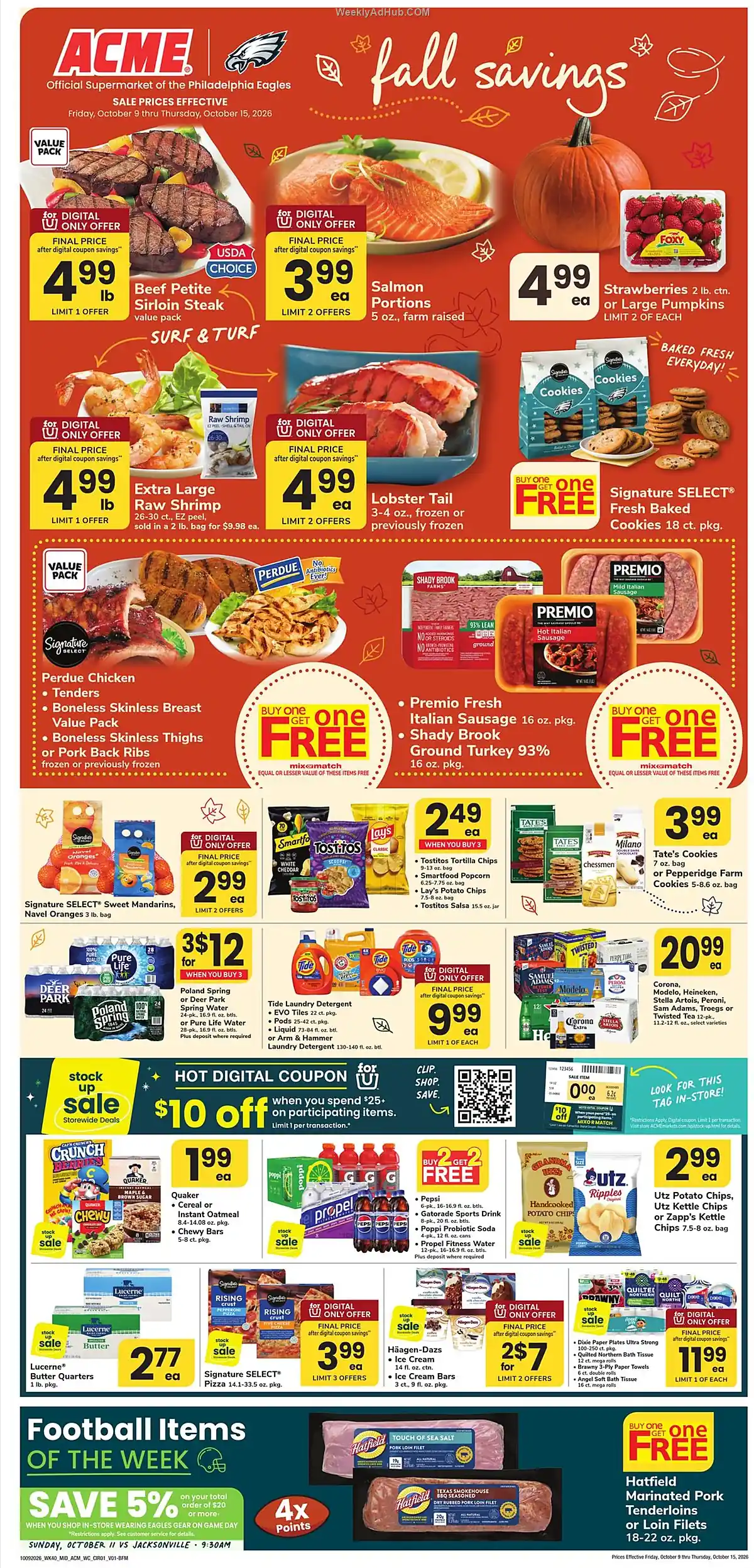 Acme Ad Next Week (10/9/26 - 10/15/26) Preview - Page 1