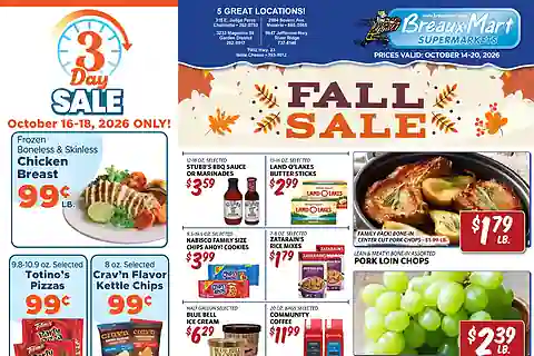 Breaux Mart Weekly Ad (10/14/26 - 10/20/26)