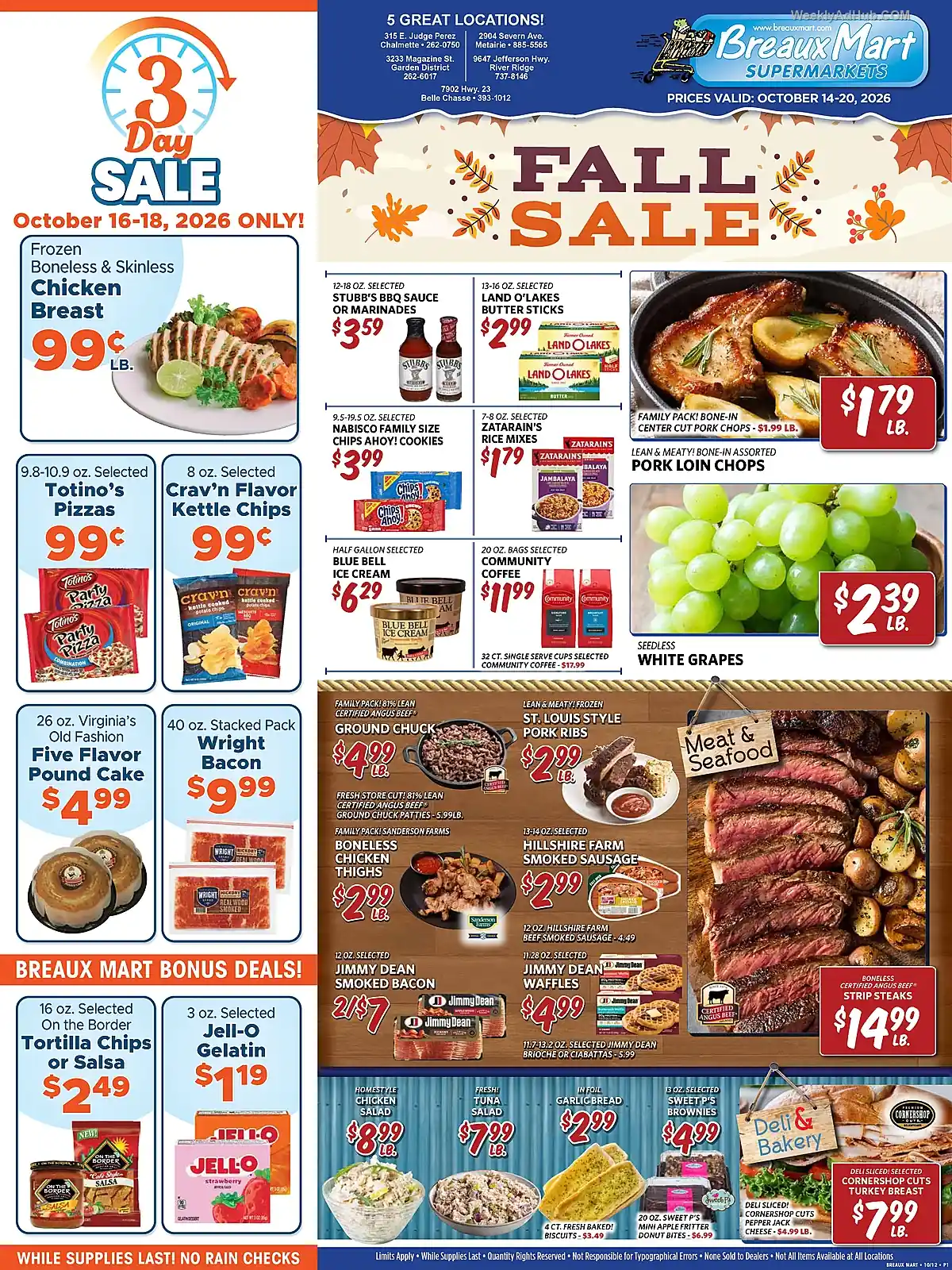 Breaux Mart Ad This Week (10/14/26 - 10/20/26) - Page 1 Breaux Mart Ad This Week (10/14/26 - 10/20/26) - Page 1