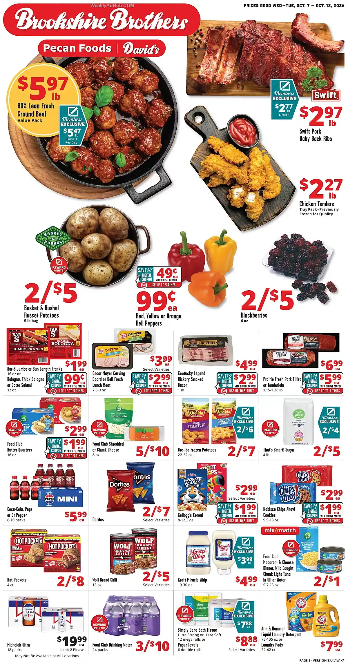 Brookshire Brothers Ad This Week (10/7/26 - 10/13/26) - Page 1 Brookshire Brothers Ad This Week (10/7/26 - 10/13/26) - Page 1