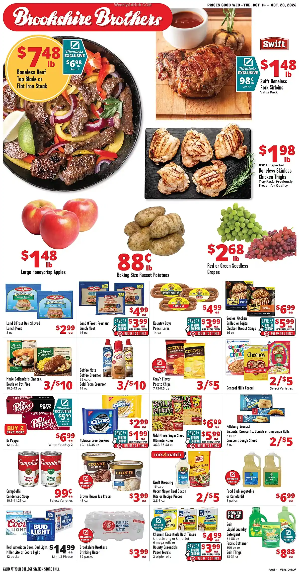 Brookshire Brothers Ad Next Week (10/14/26 - 10/20/26) Preview - Page 1 Brookshire Brothers Ad Next Week (10/14/26 - 10/20/26) Preview - Page 1