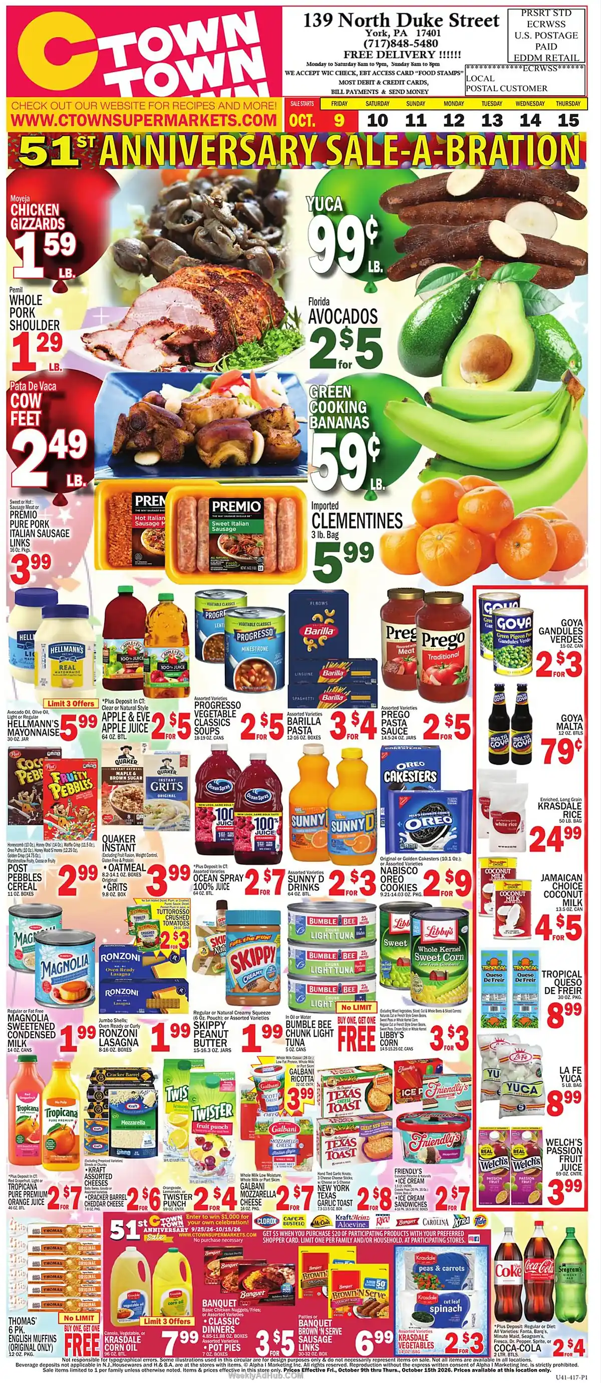 Ctown Ad This Week (10/9/26 - 10/15/26) - Page 1 Ctown Ad This Week (10/9/26 - 10/15/26) - Page 1