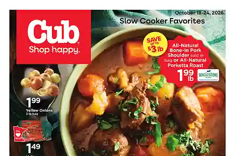 Cub Foods Weekly Ad (10/18/26 - 10/24/26)