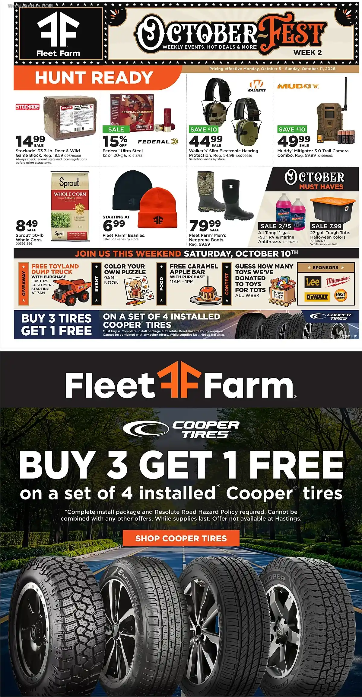 Fleet Farm Ad This Week (10/5/26 - 10/11/26) - Page 1