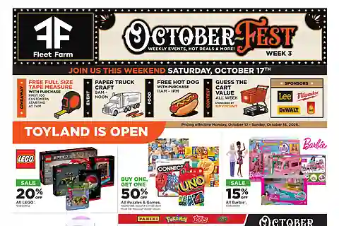 Fleet Farm Weekly Ad (10/19/26 - 10/25/26) Preview