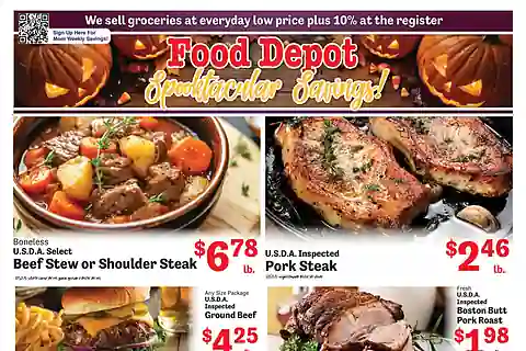 Food Depot Weekly Ad (10/19/26 - 10/25/26)