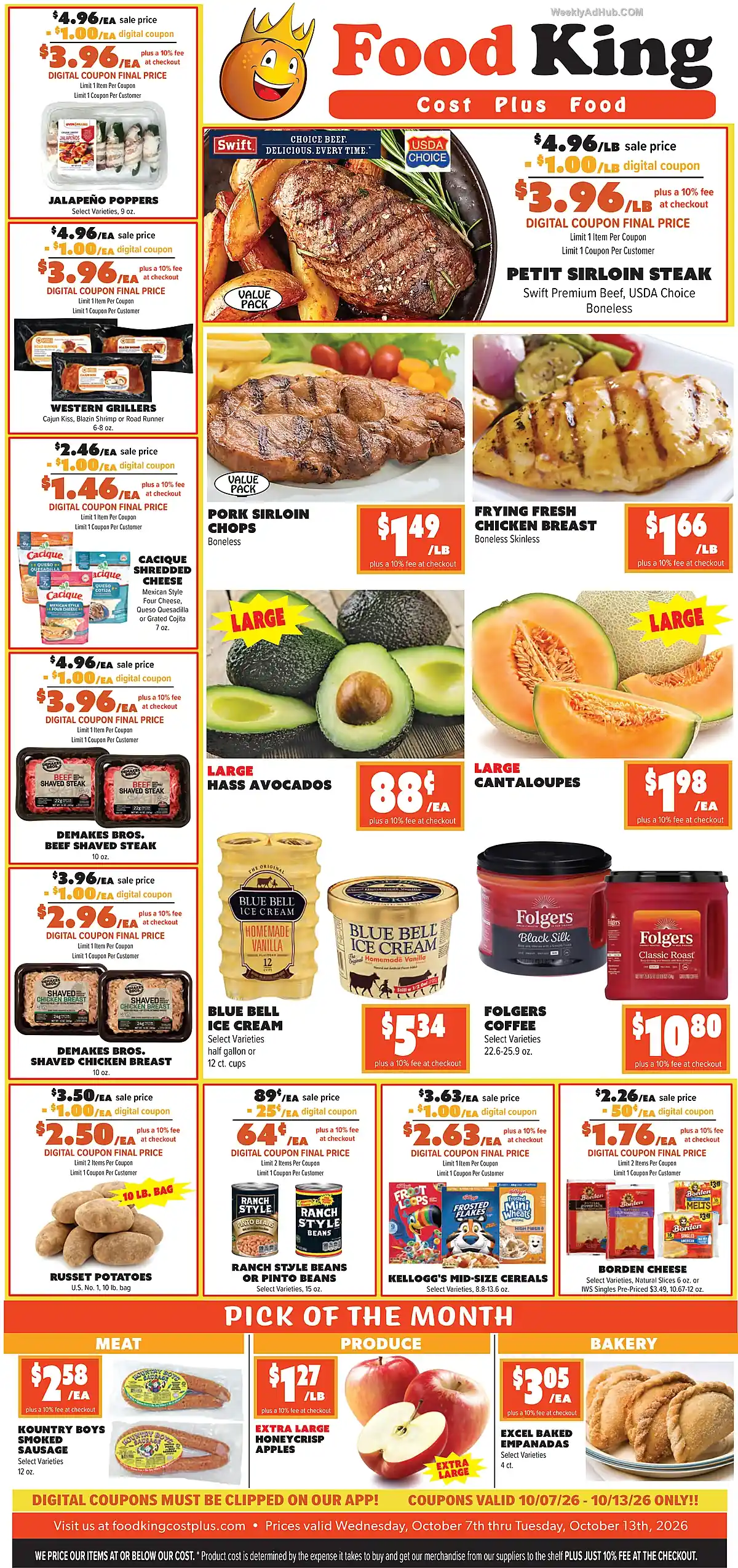 Food King Ad This Week (10/7/26 - 10/13/26) - Page 1