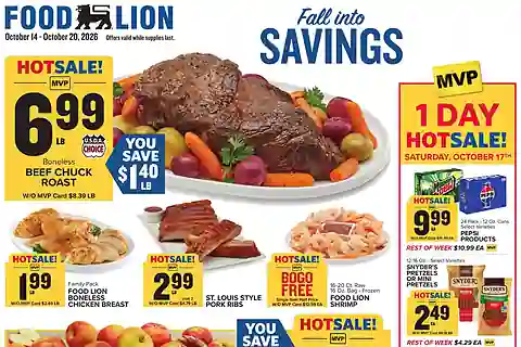 Food Lion Weekly Ad (10/21/26 - 10/27/26) Preview!