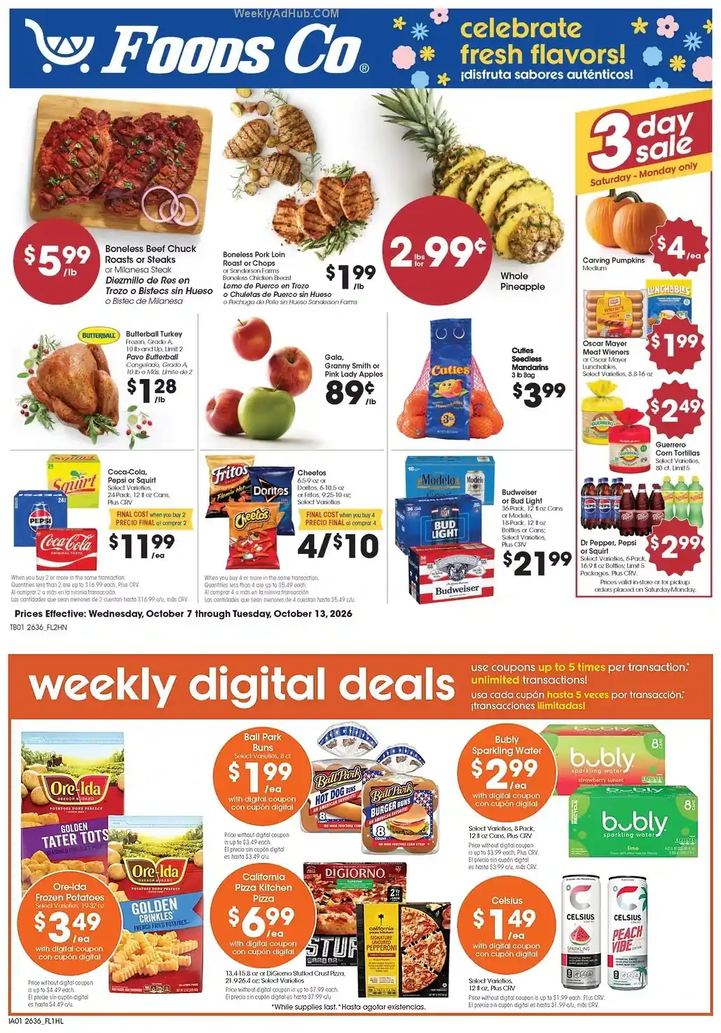 Foods Co. Ad This Week (10/7/26 - 10/13/26) - Page 1