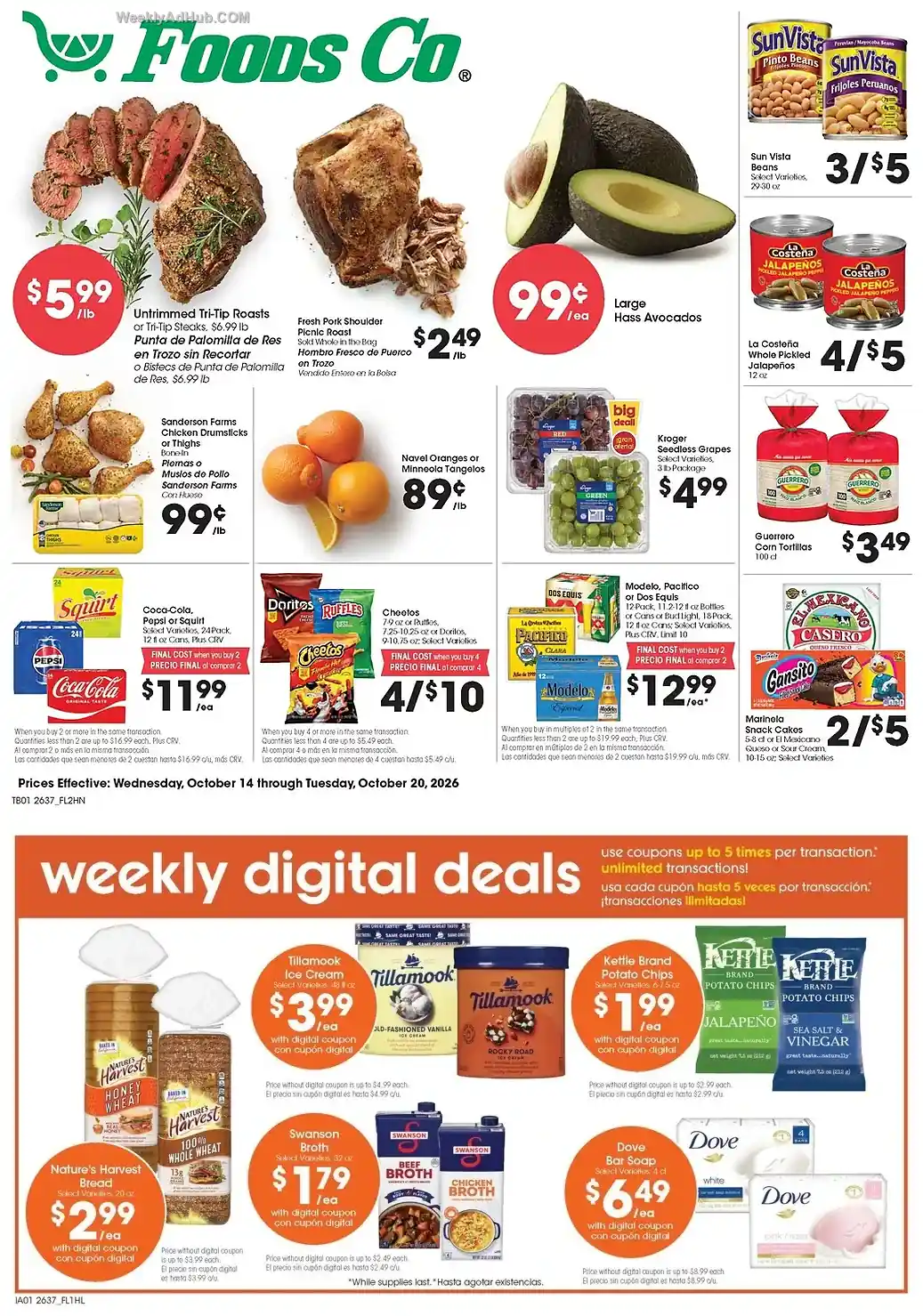 Foods Co. Ad Next Week (10/14/26 - 10/20/26) Preview - Page 1
