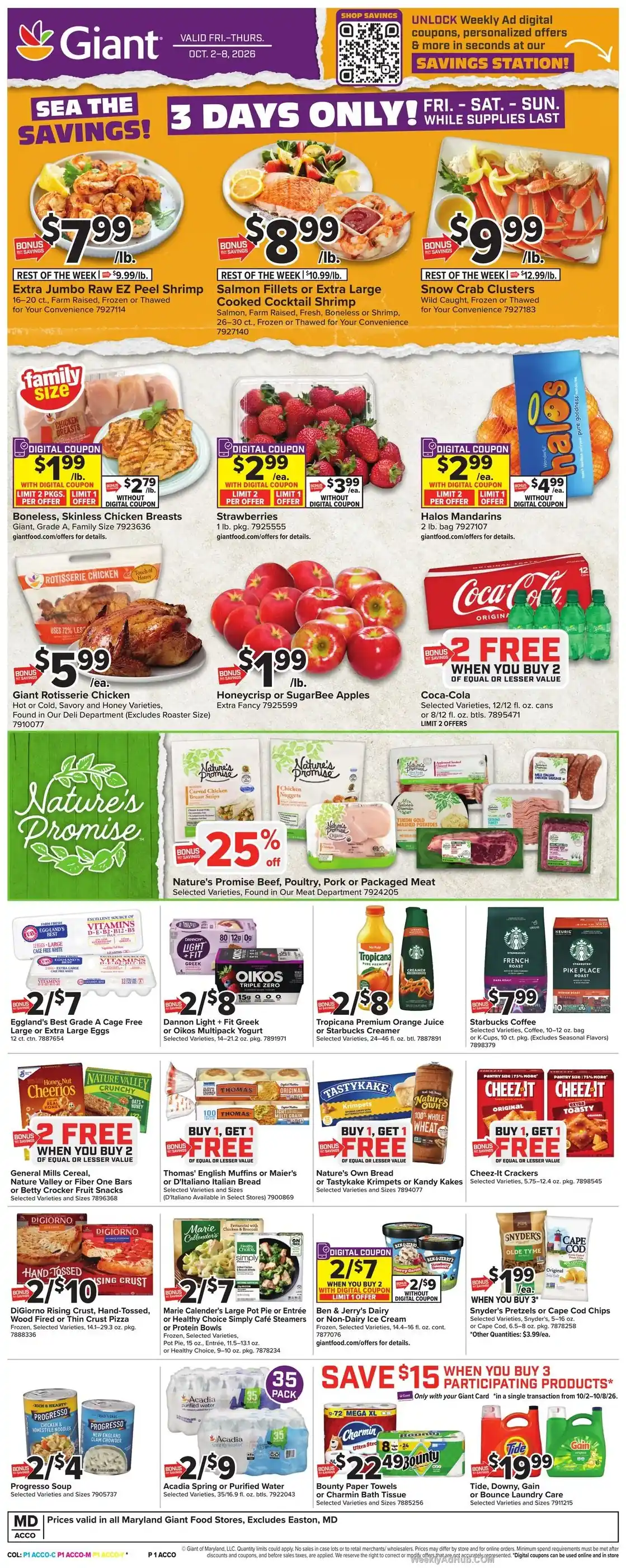 Giant Food Ad This Week (10/2/26 - 10/8/26) - Page 1