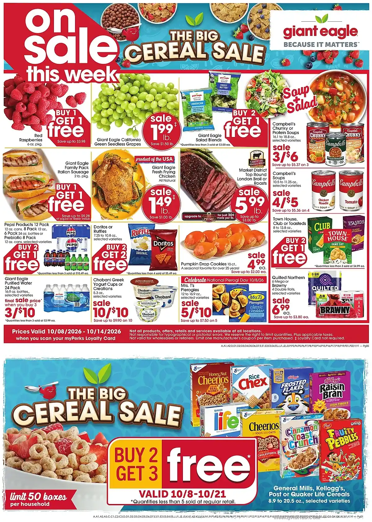 Giant Eagle Ad This Week (10/8/26 - 10/14/26) - Page 1