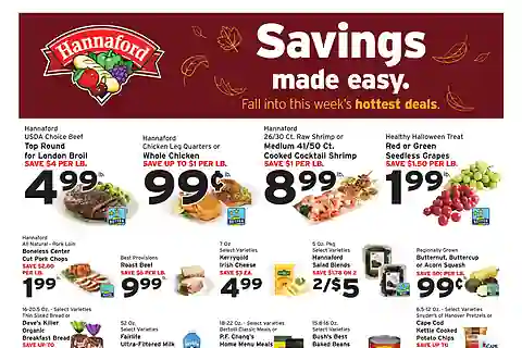 Hannaford Weekly (10/18/26 - 10/24/26) Ad