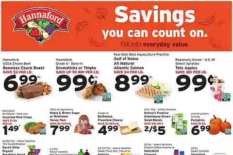 Hannaford Weekly (10/18/26 - 10/24/26) Ad Preview
