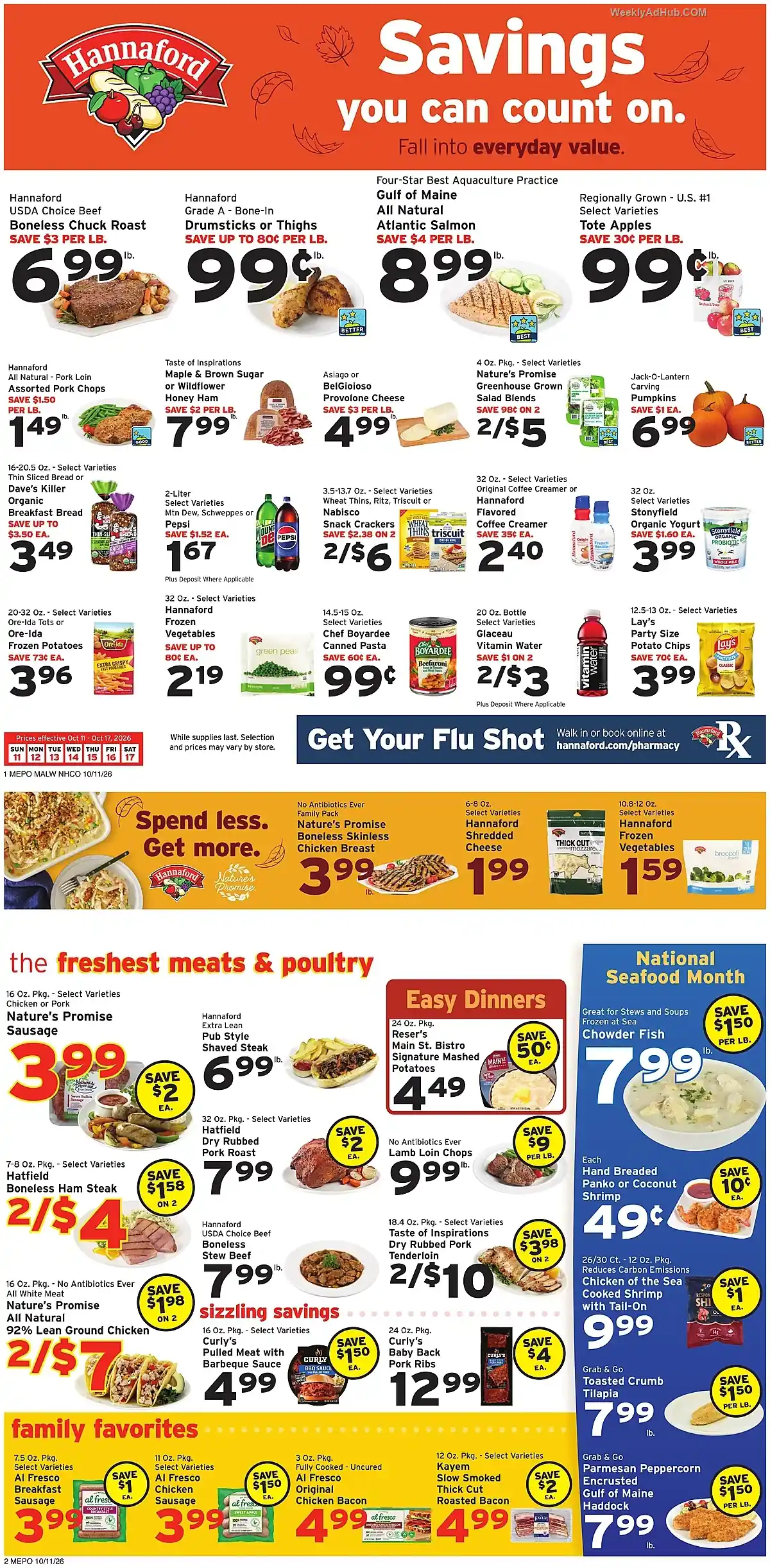 Hannaford Ad This Week (10/11/26 - 10/17/26) - Page 1 Hannaford Ad This Week (10/11/26 - 10/17/26) - Page 1
