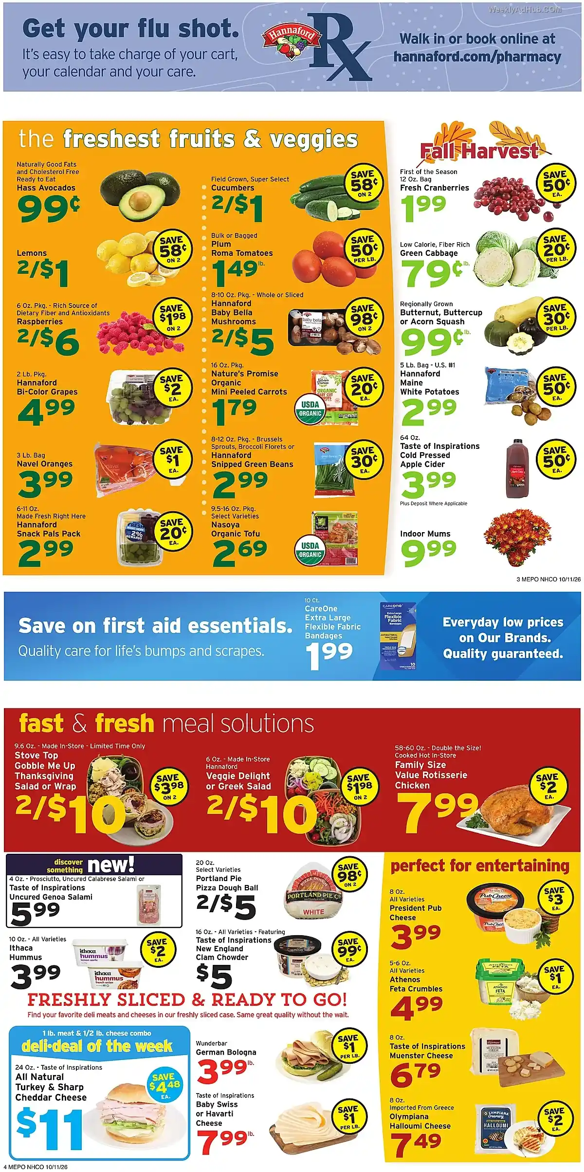 Hannaford Ad This Week (10/11/26 - 10/17/26) - Page 2 Hannaford Ad This Week (10/11/26 - 10/17/26) - Page 2
