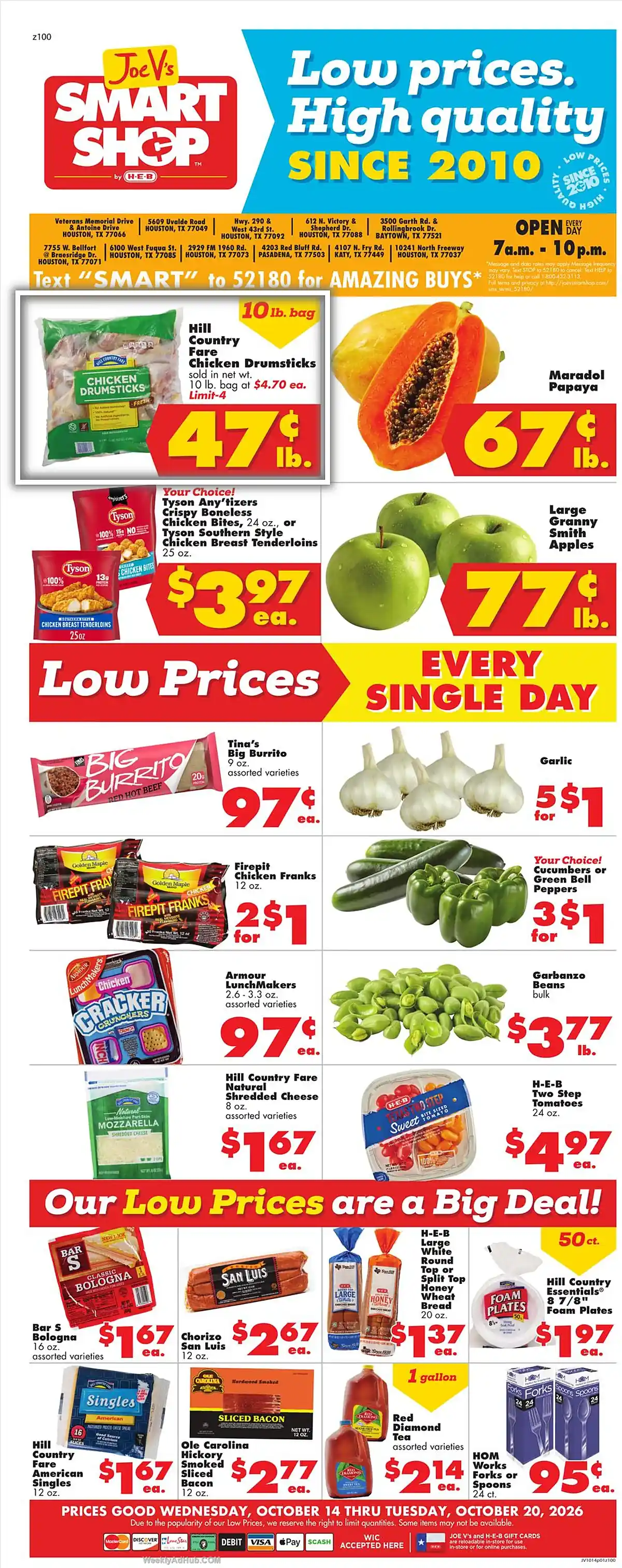 Joe V's Ad This Week (10/14/26 - 10/20/26) - Page 1 Joe V's Ad This Week (10/14/26 - 10/20/26) - Page 1
