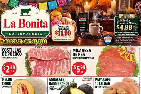 La Bonita Weekly Ad (10/21/26 - 10/27/26) Preview