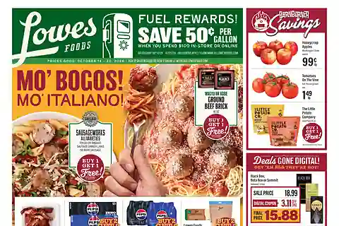 Lowes Foods Weekly (10/14/26 - 10/20/26) Ad