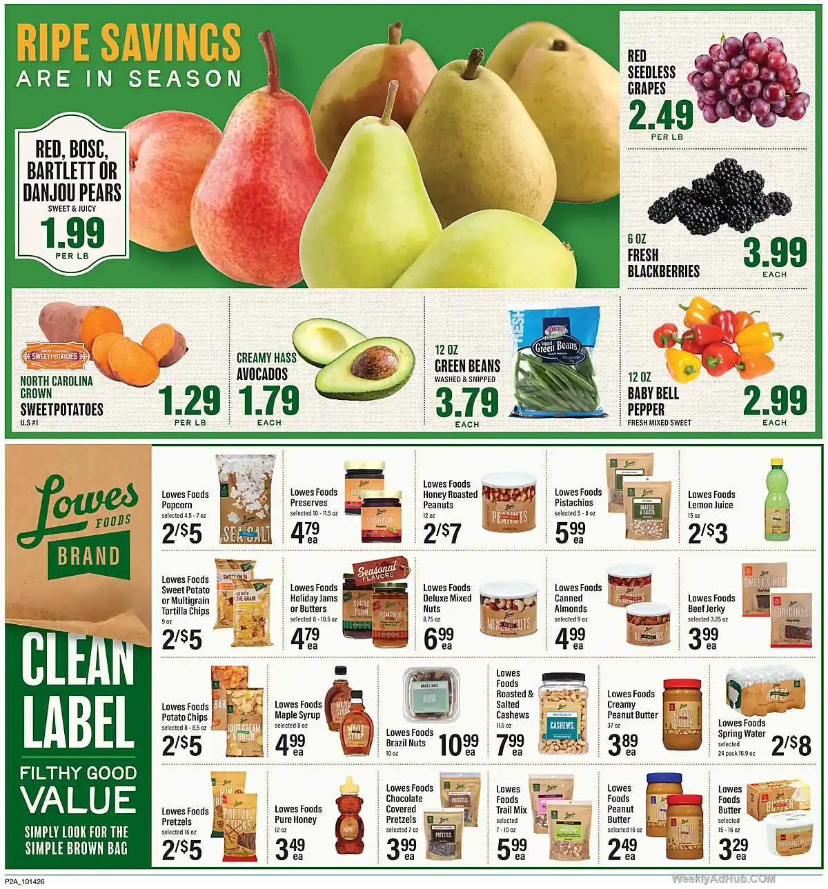 Lowes Foods Ad This Week (10/14/26 - 10/20/26) - Page 2 Lowes Foods Ad This Week (10/14/26 - 10/20/26) - Page 2