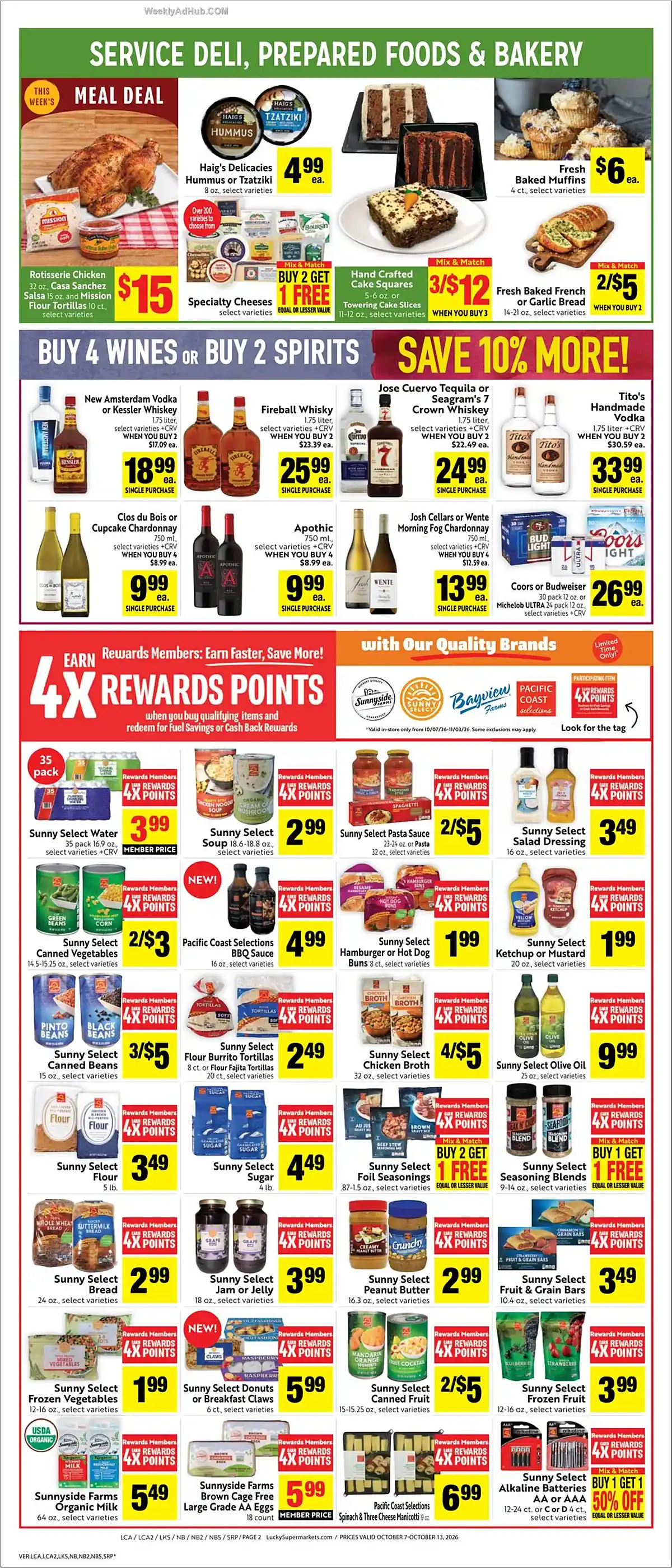 Lucky Supermarkets Ad This Week (10/7/26 - 10/13/26) - Page 2 Lucky Supermarkets Ad This Week (10/7/26 - 10/13/26) - Page 2