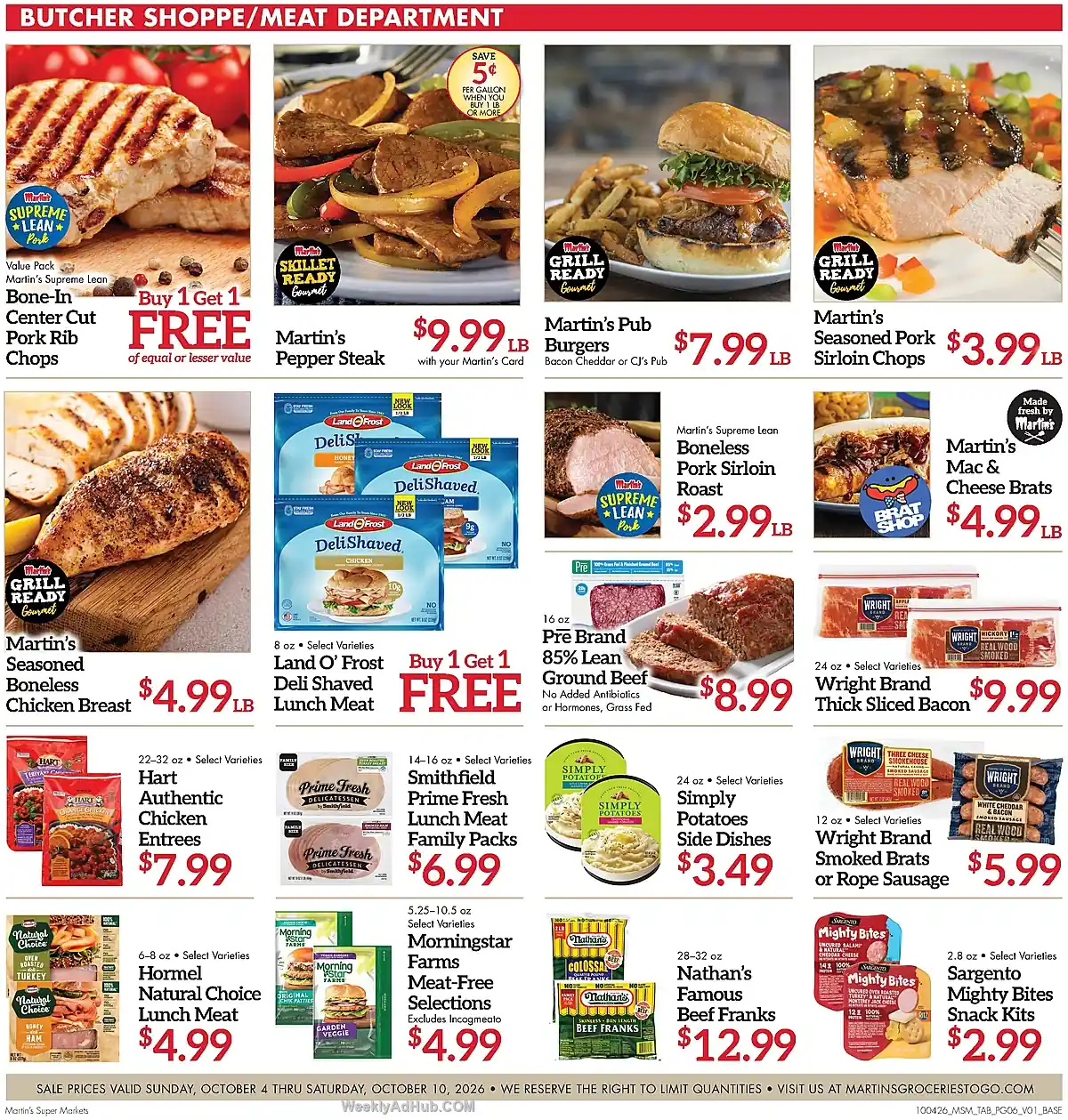 Martins Super Markets Ad This Week (10/4/26 - 10/10/26) - Page 6