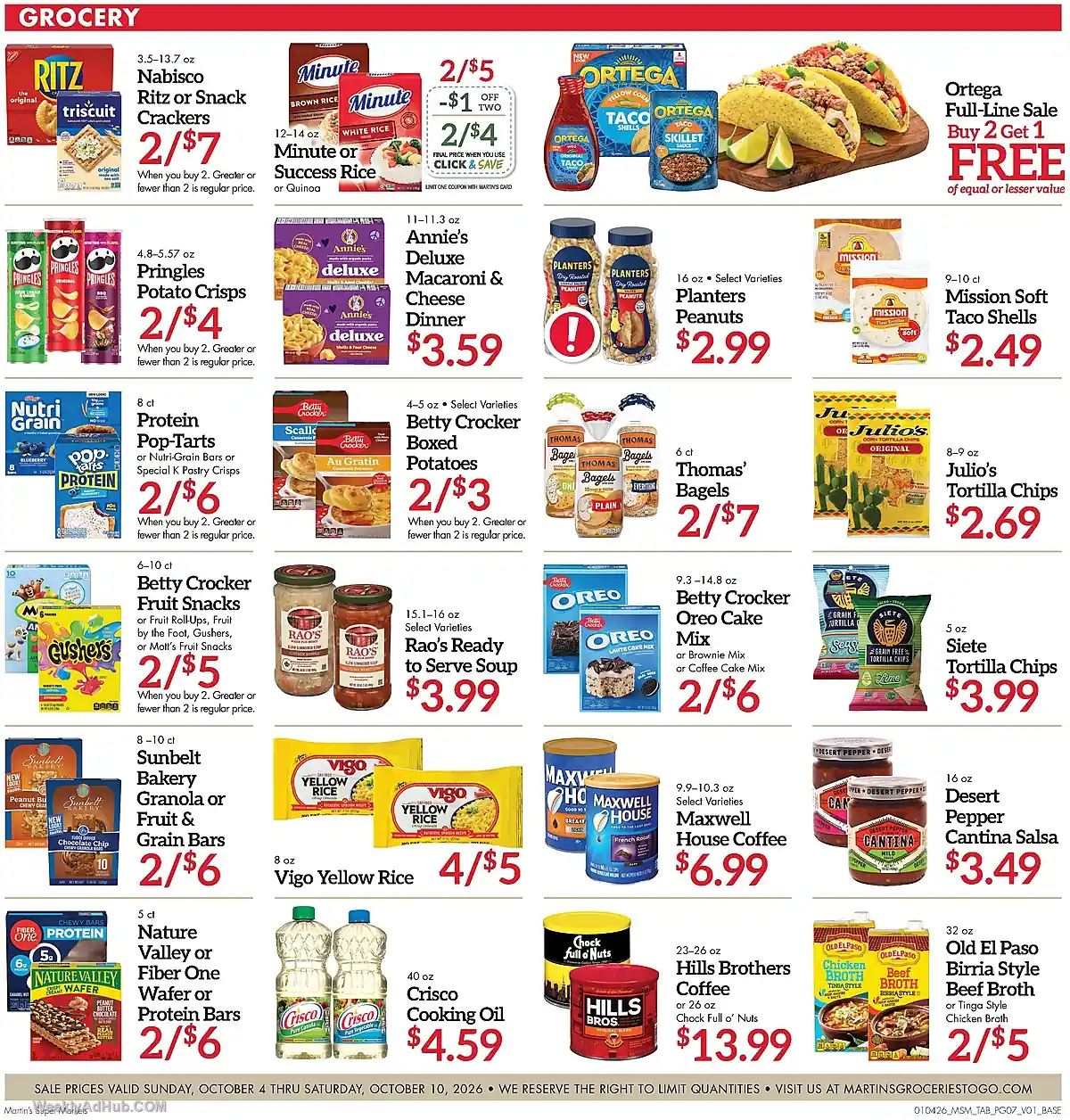 Martins Super Markets Ad This Week (10/4/26 - 10/10/26) - Page 7 Martins Super Markets Ad This Week (10/4/26 - 10/10/26) - Page 7