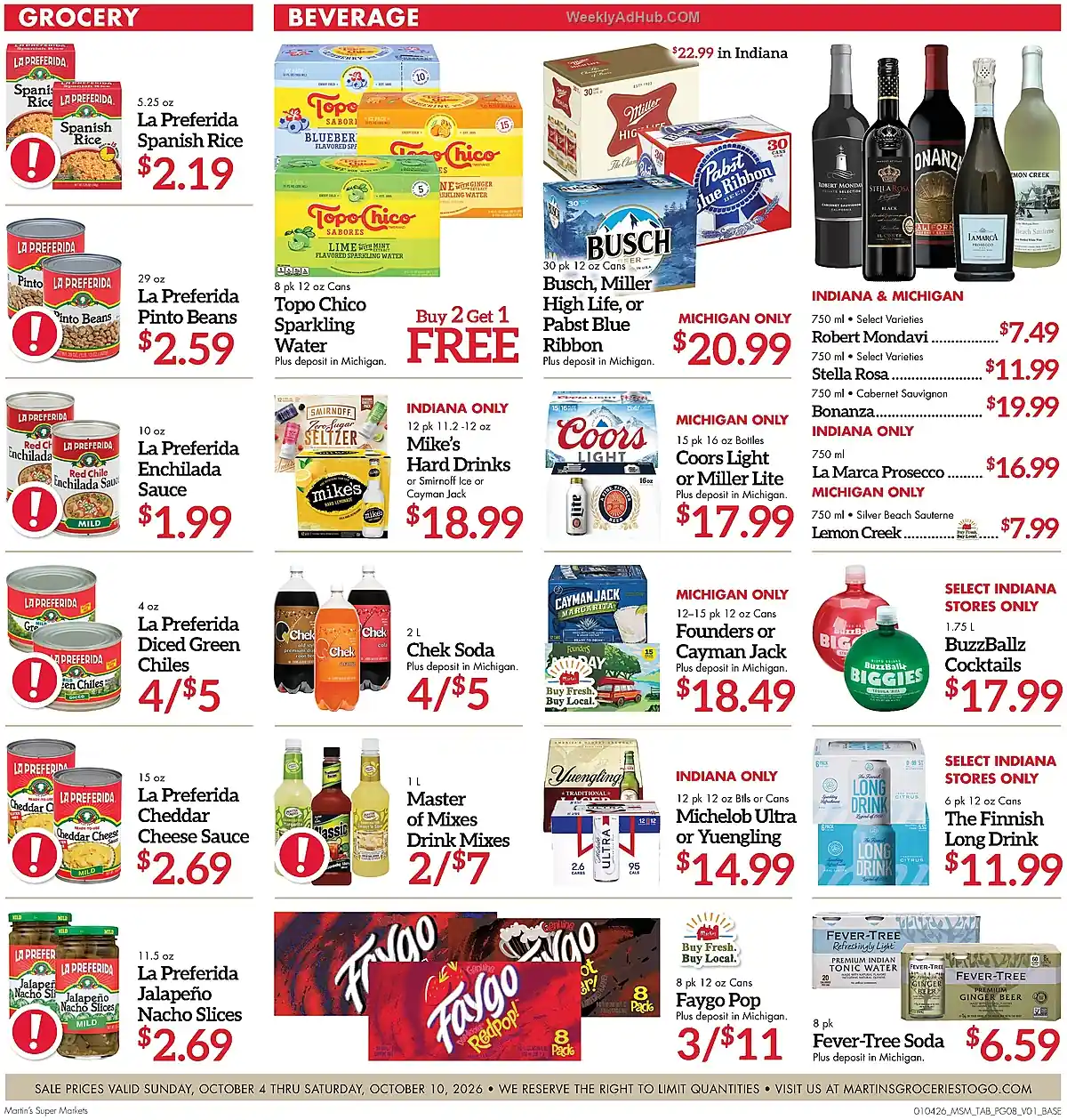 Martins Super Markets Ad This Week (10/4/26 - 10/10/26) - Page 8