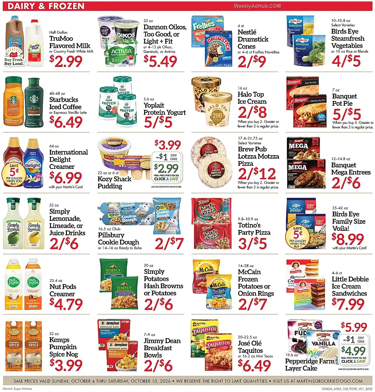 Martins Super Markets Ad This Week (10/4/26 - 10/10/26) - Page 9 Martins Super Markets Ad This Week (10/4/26 - 10/10/26) - Page 9