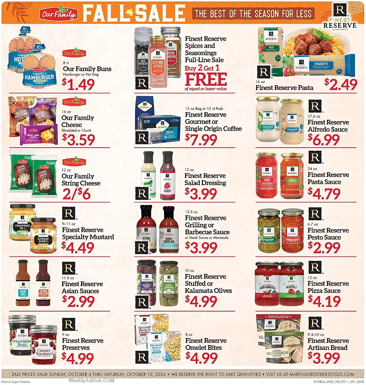 Martins Super Markets Ad This Week (10/4/26 - 10/10/26) - Page 11