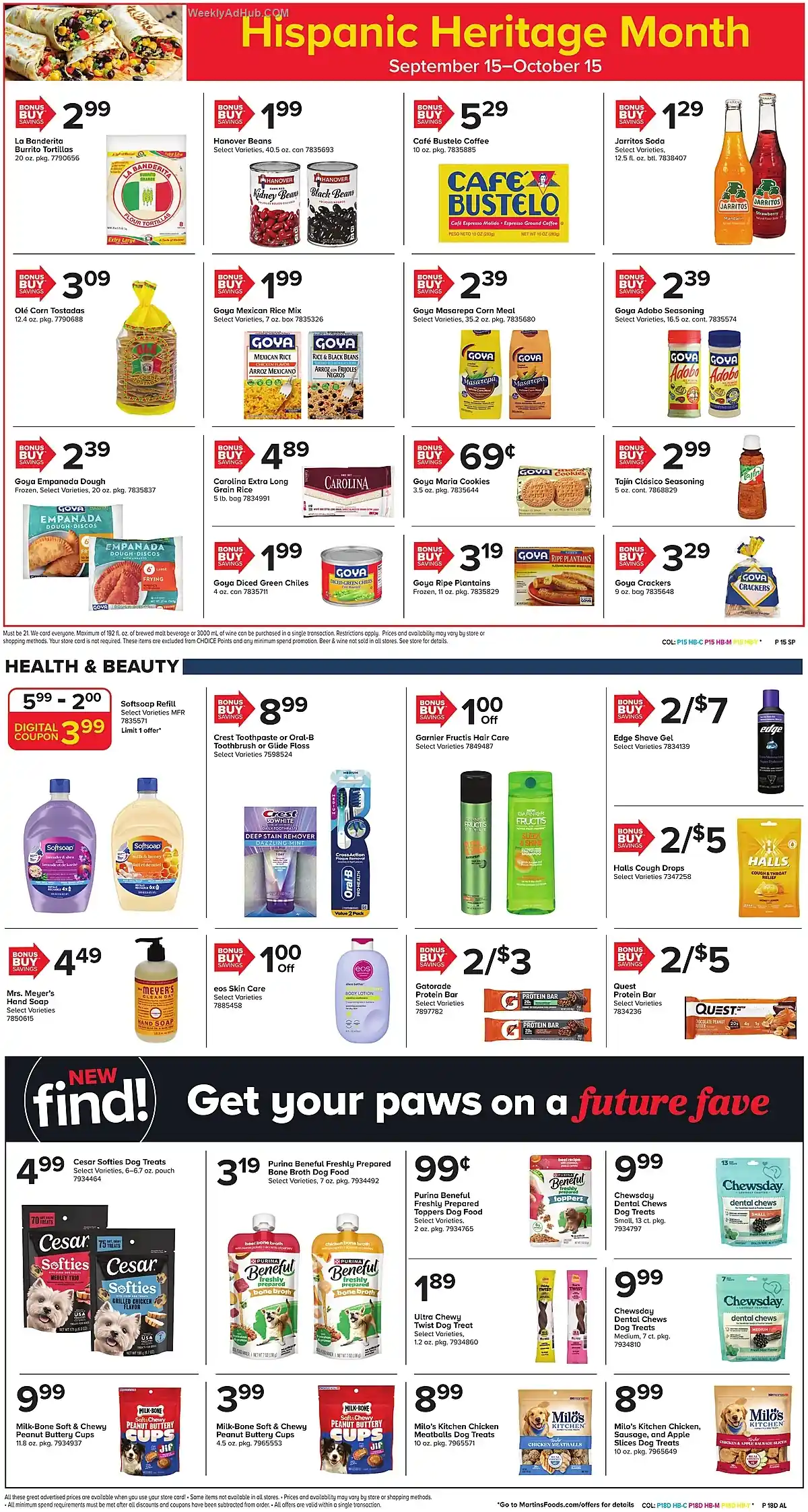 Martin's Foods Ad This Week (10/9/26 - 10/15/26) - Page 9 Martin's Foods Ad This Week (10/9/26 - 10/15/26) - Page 9