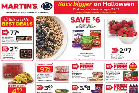Martin's Foods Weekly Ad (10/16/26 - 10/22/26)