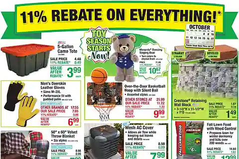 Menards Weekly Ad (10/8/26 - 10/18/26)