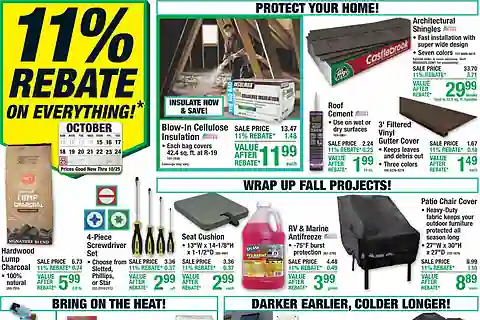 Menards Weekly Ad (10/15/26 - 10/25/26)
