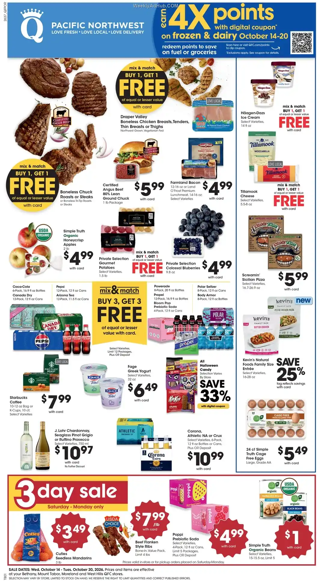 QFC Ad This Week (10/14/26 - 10/20/26) - Page 1