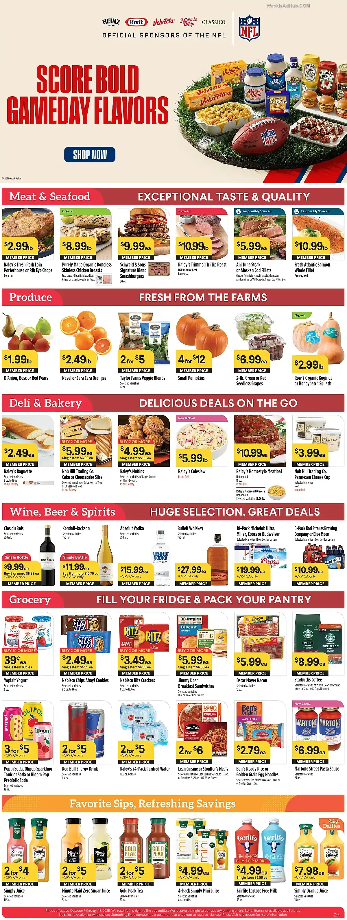 Raley's Ad This Week (10/7/26 - 10/13/26) - Page 2 Raley's Ad This Week (10/7/26 - 10/13/26) - Page 2
