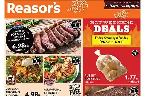 Reasor's Weekly Ad (10/14/26 - 10/20/26)