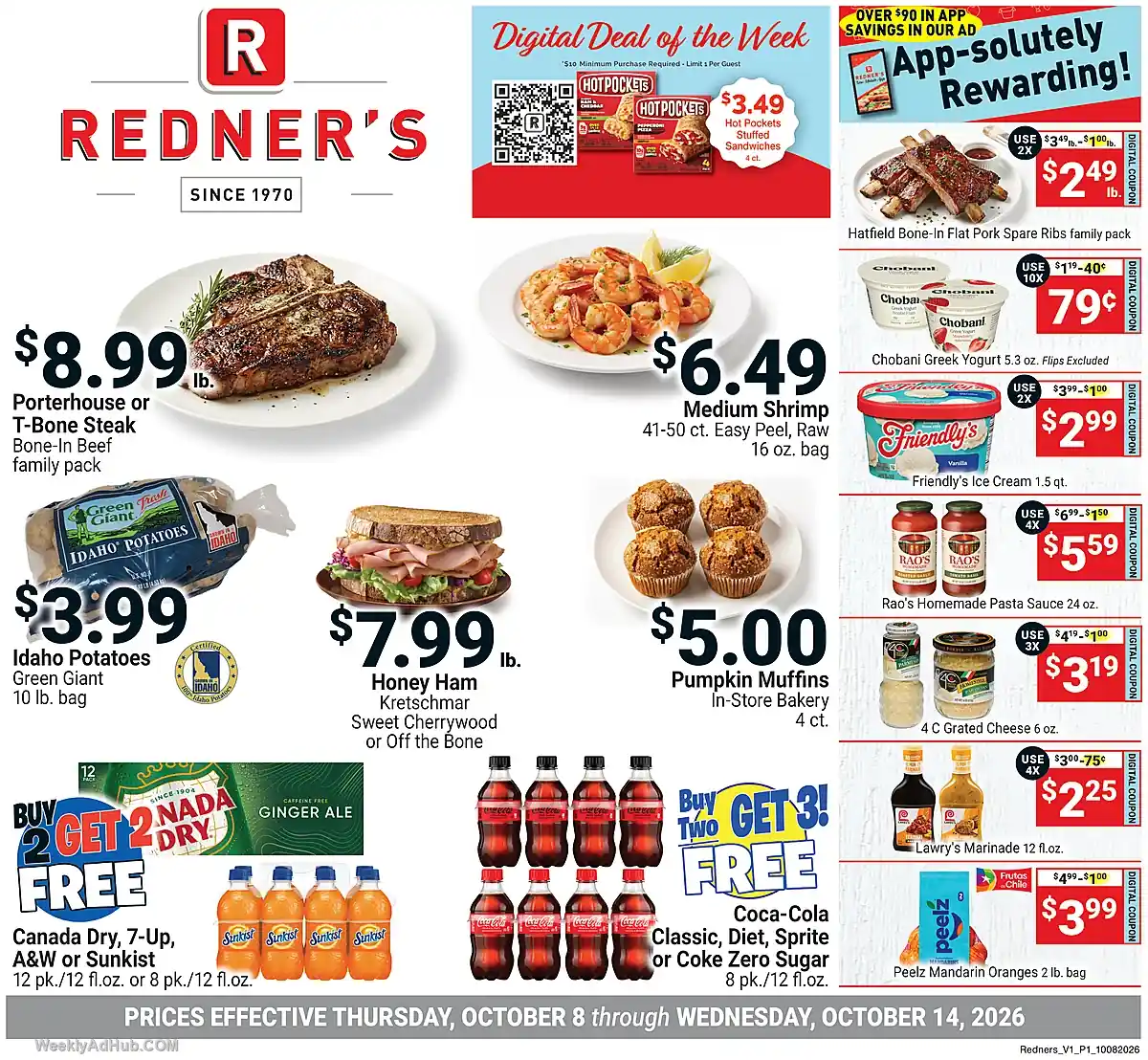 Redner's Ad This Week (10/8/26 - 10/14/26) - Page 1