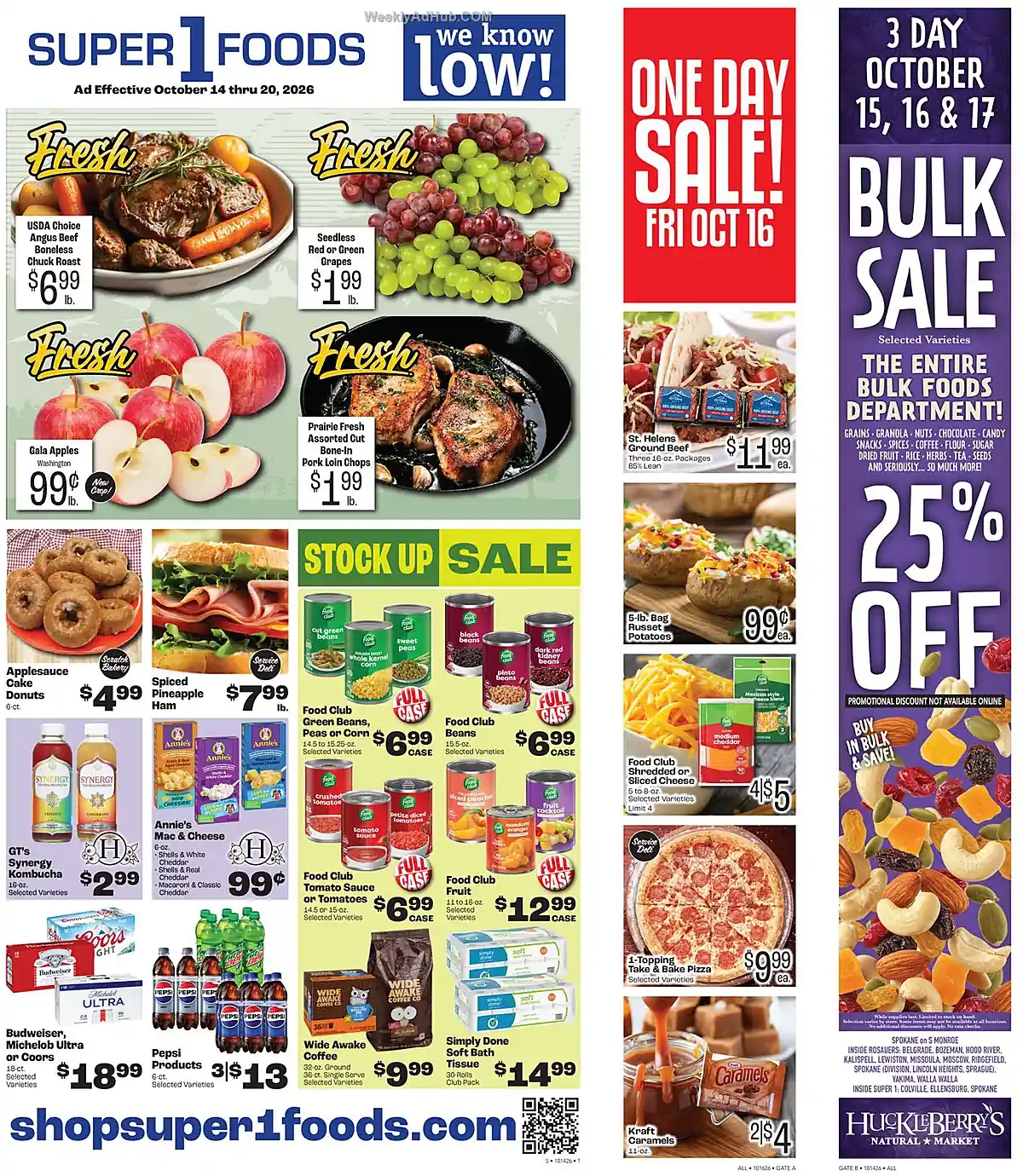 Rosauers Ad This Week (10/14/26 - 10/20/26) - Page 1