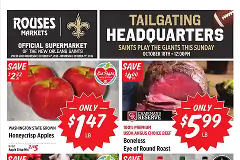 Rouses Weekly (10/14/26 - 10/21/26) Ad