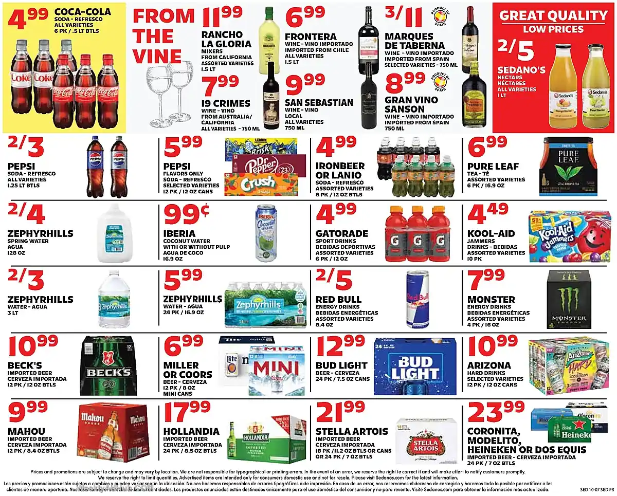 Sedano's Ad This Week (10/7/26 - 10/13/26) - Page 8