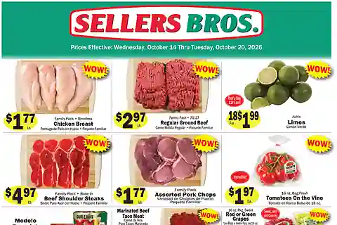 Sellers Bros. Weekly Ad (10/14/26 - 10/20/26)