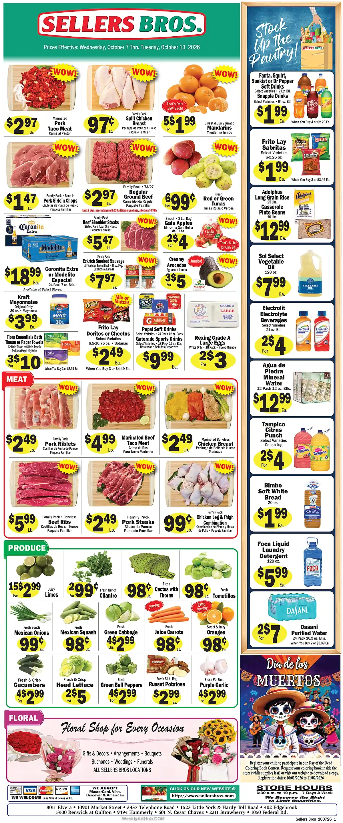 Weekly Ad (10/7/26 - 10/13/26) - Page 1
