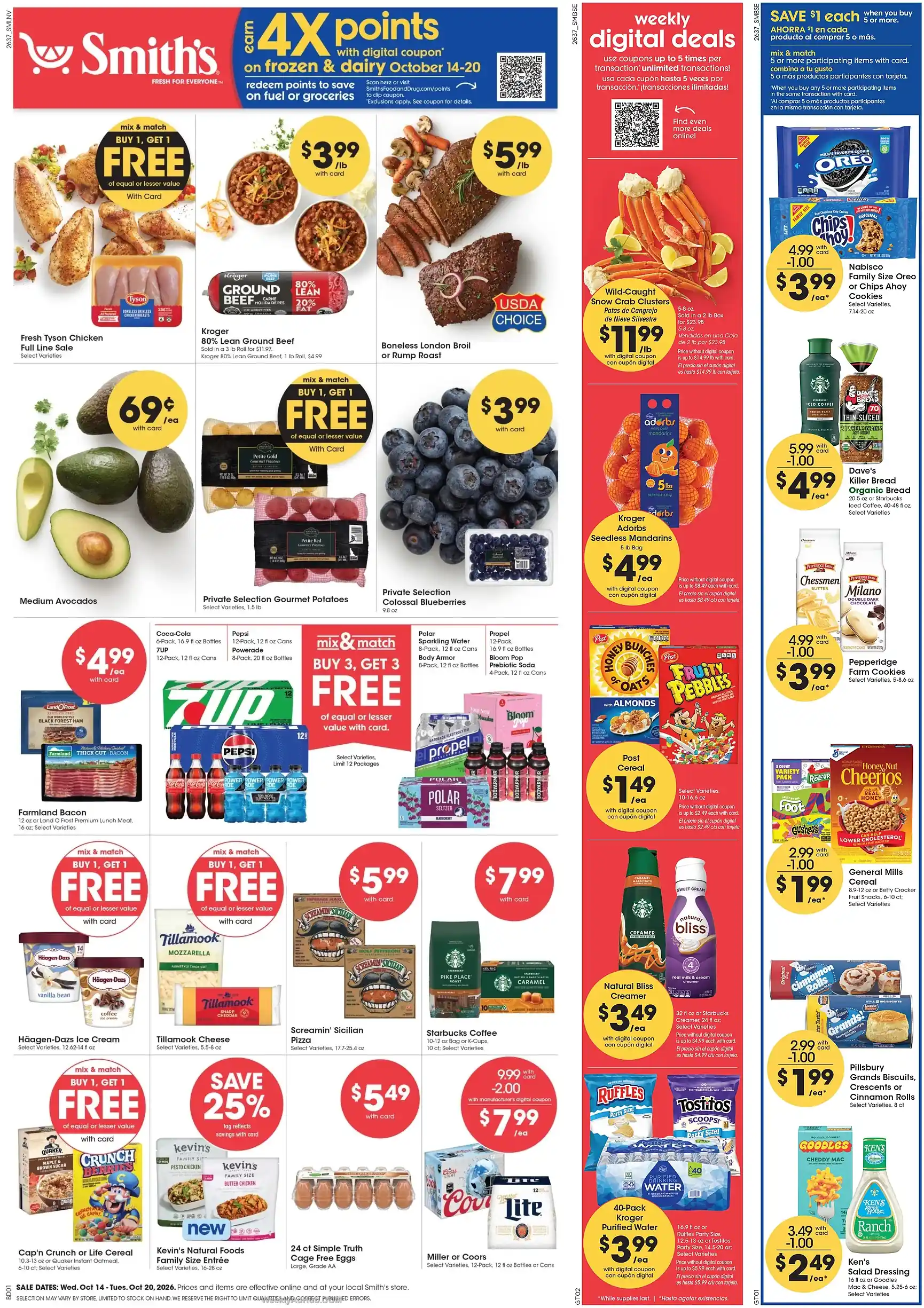 Smith's Ad This Week (10/14/26 - 10/20/26) - Page 1 Smith's Ad This Week (10/14/26 - 10/20/26) - Page 1