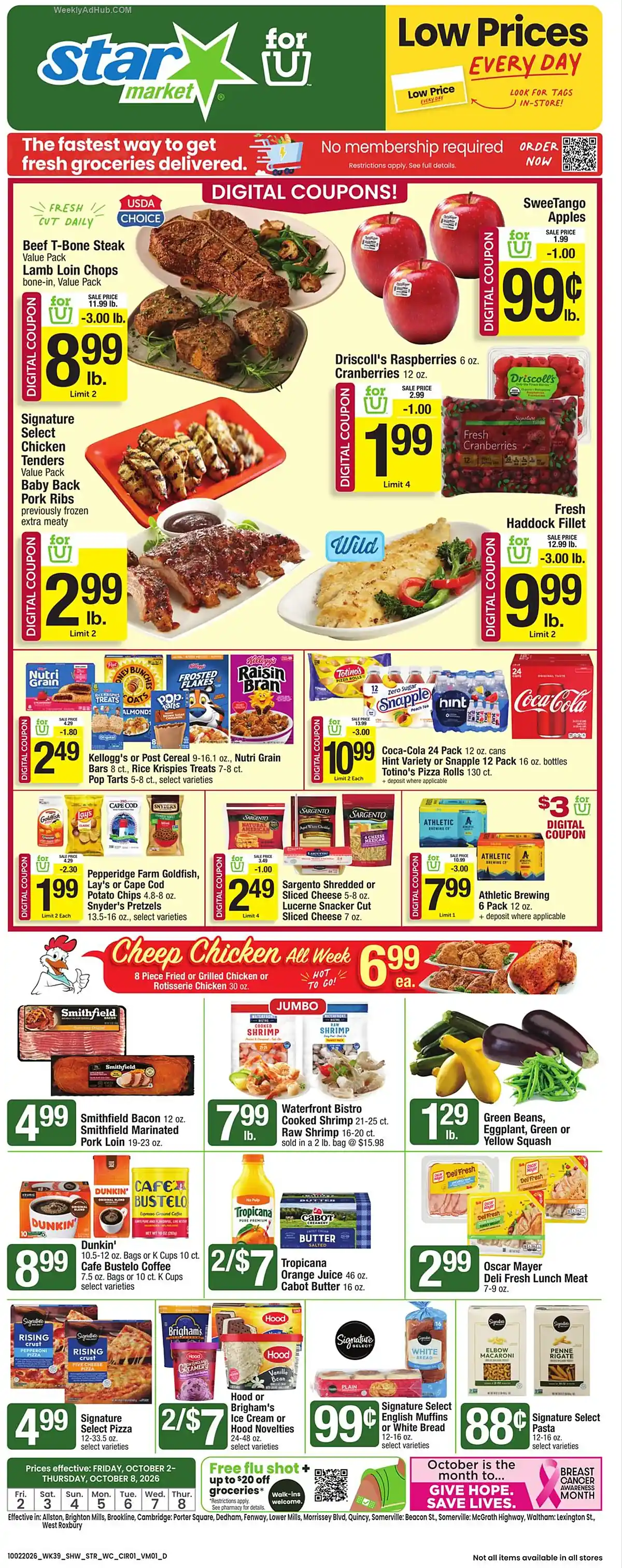 Star Market Ad This Week (10/2/26 - 10/8/26) - Page 1