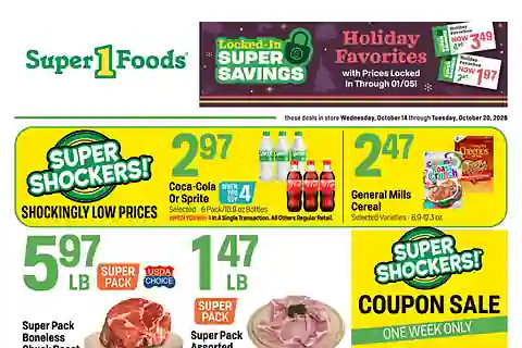 Super 1 Foods Weekly Ad (10/21/26 - 10/27/26) Preview