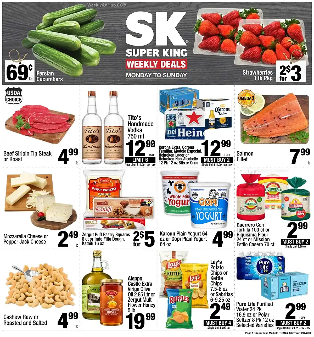 Super King Markets Ad This Week (10/12/26 - 10/18/26) - Page 1