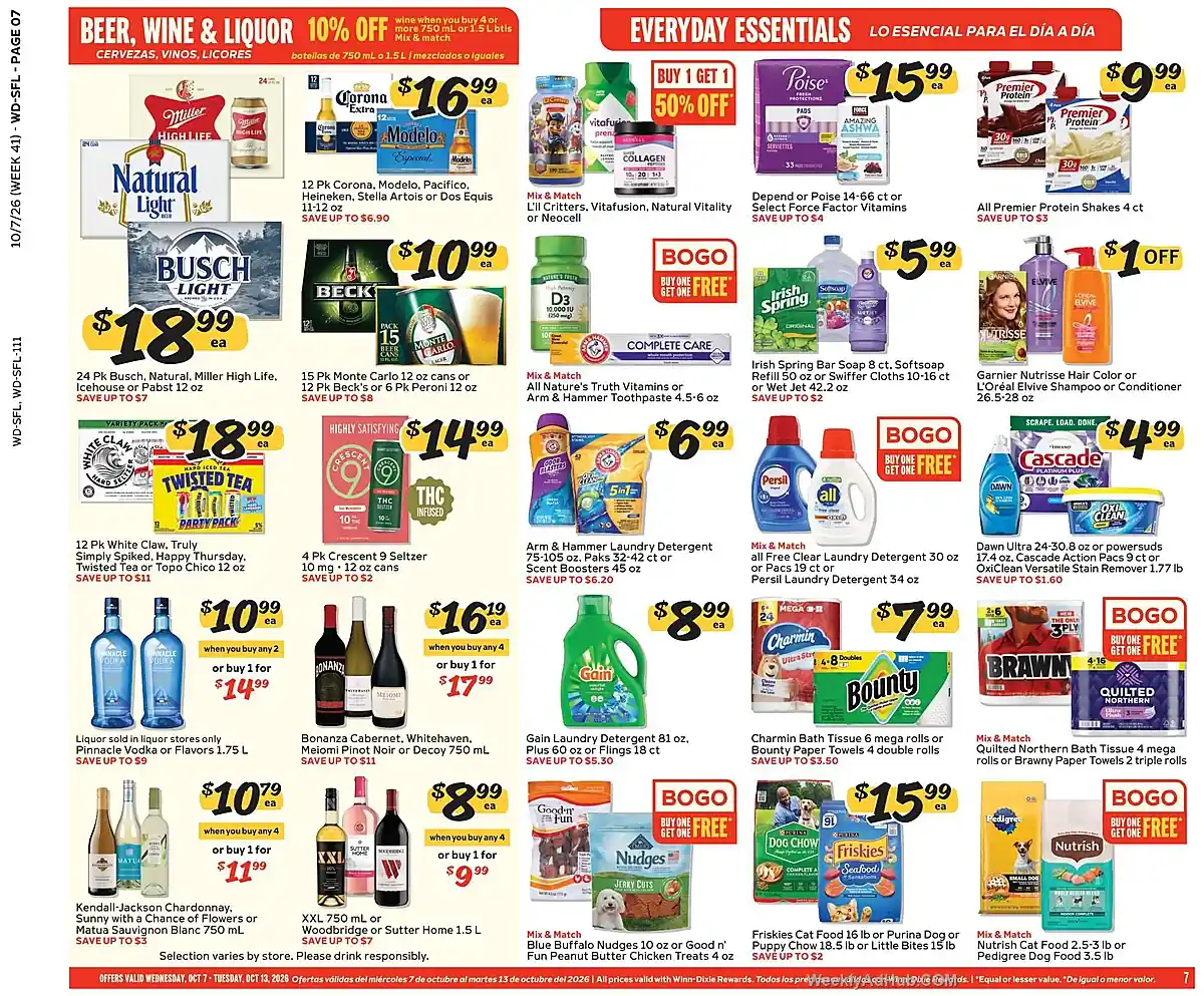 Winn Dixie Ad This Week (10/7/26 - 10/13/26) - Page 7